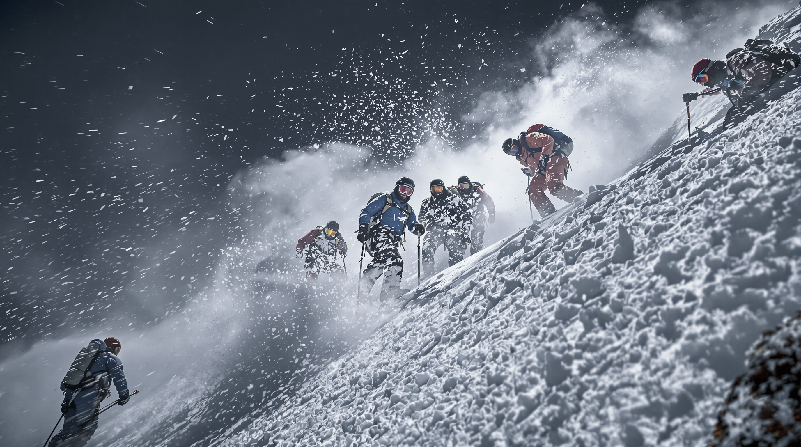 Les conditions impitoyables du Broad Peak en hiver ont testé les limites des alpinistes.
