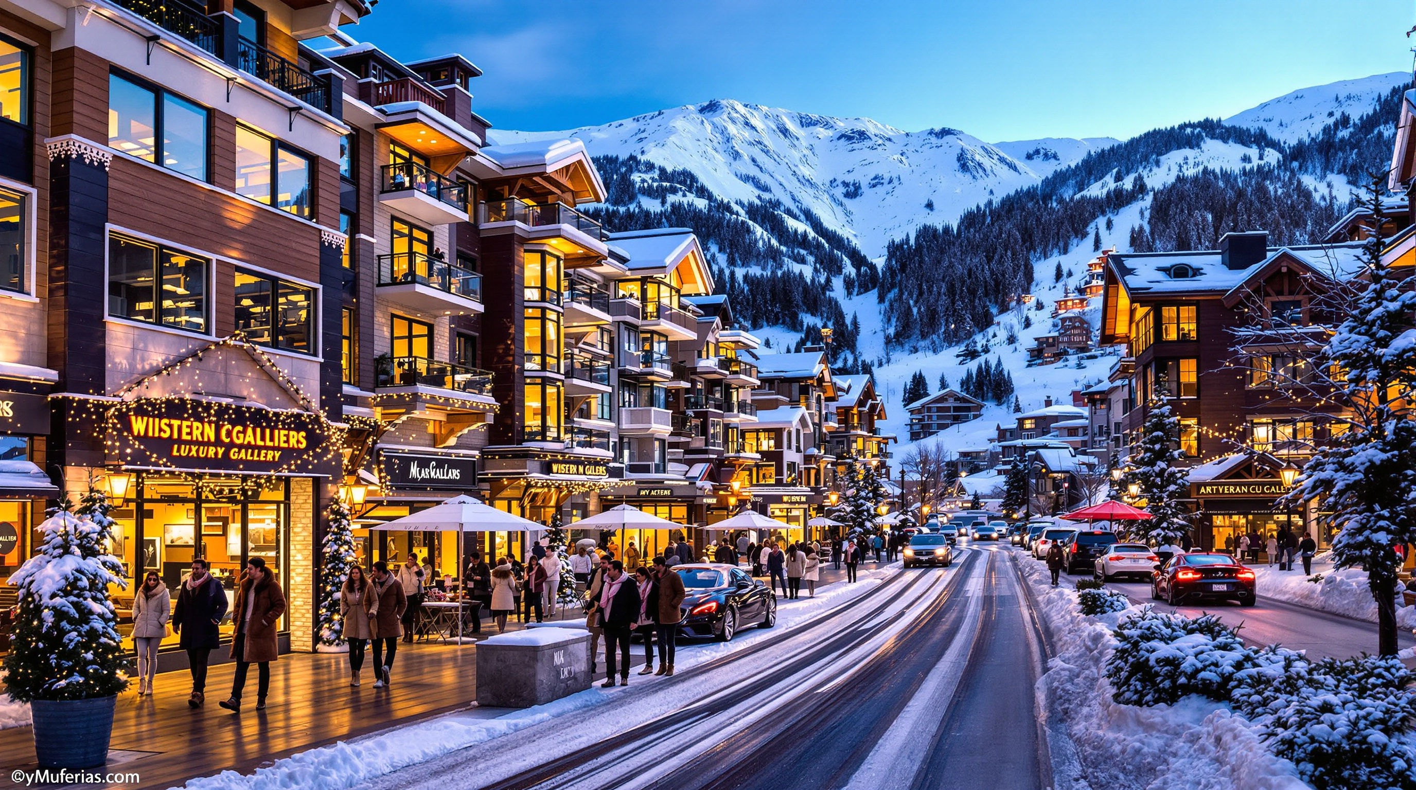 Aspen Colorado États-Unis luxe art célébrités neige boutiques design