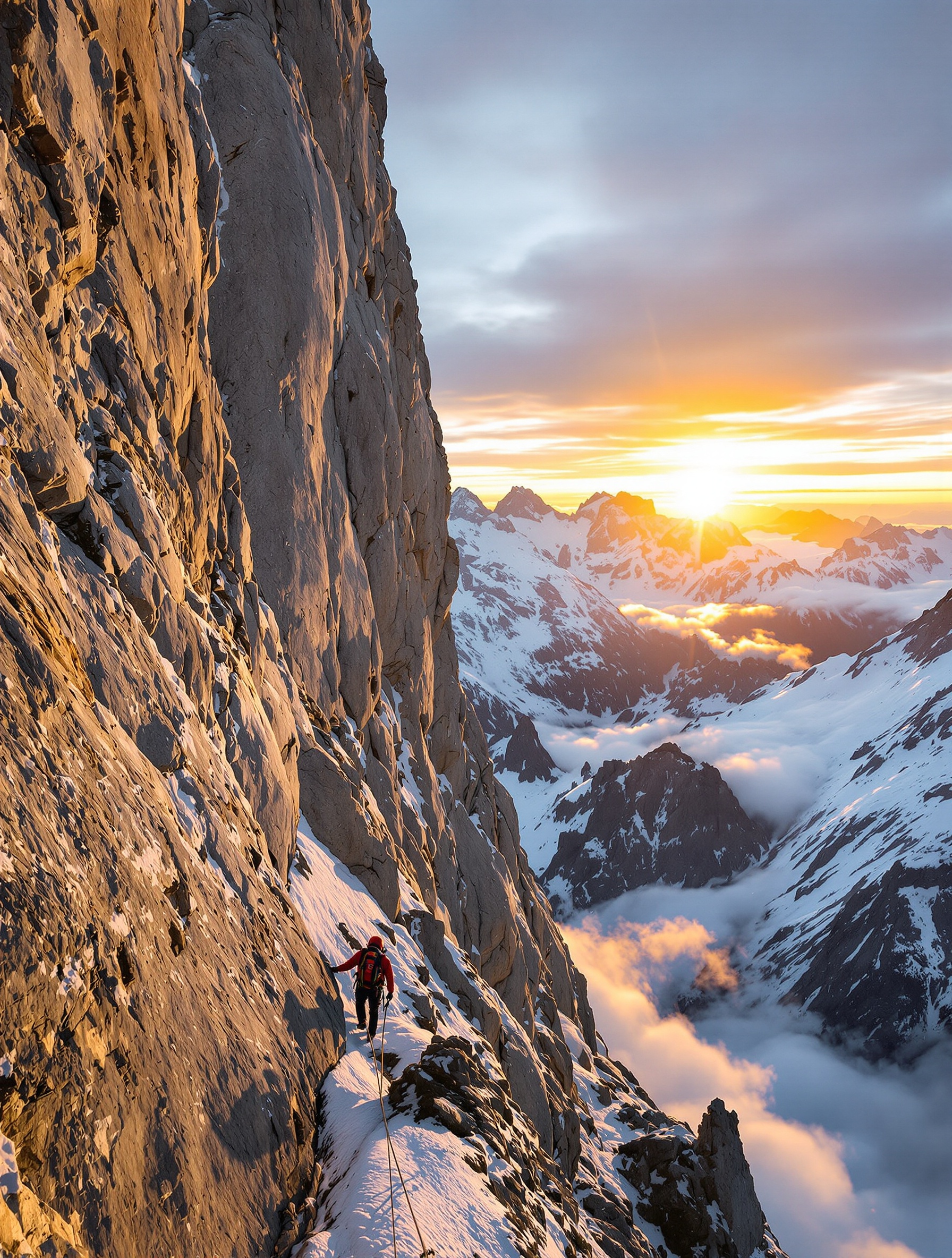 Ascension Divine Providence Mont Blanc lever du soleil