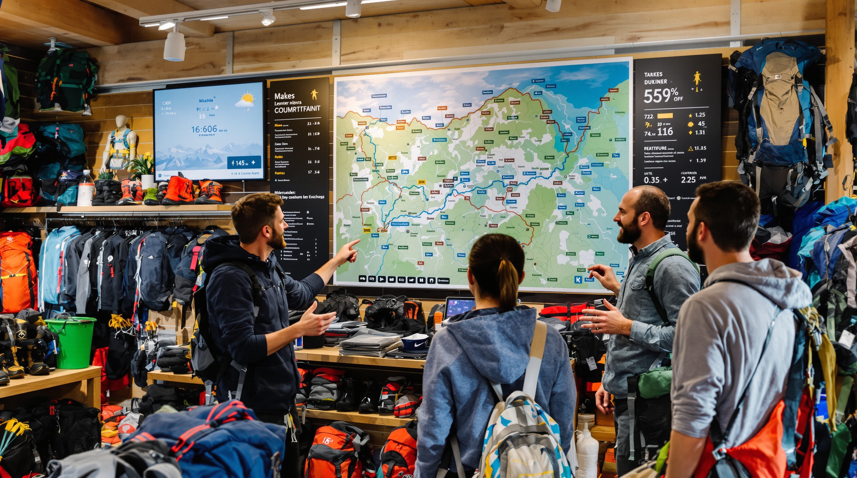 Communauté Mountain Shop échange autour d’itinéraires et conseils météo.