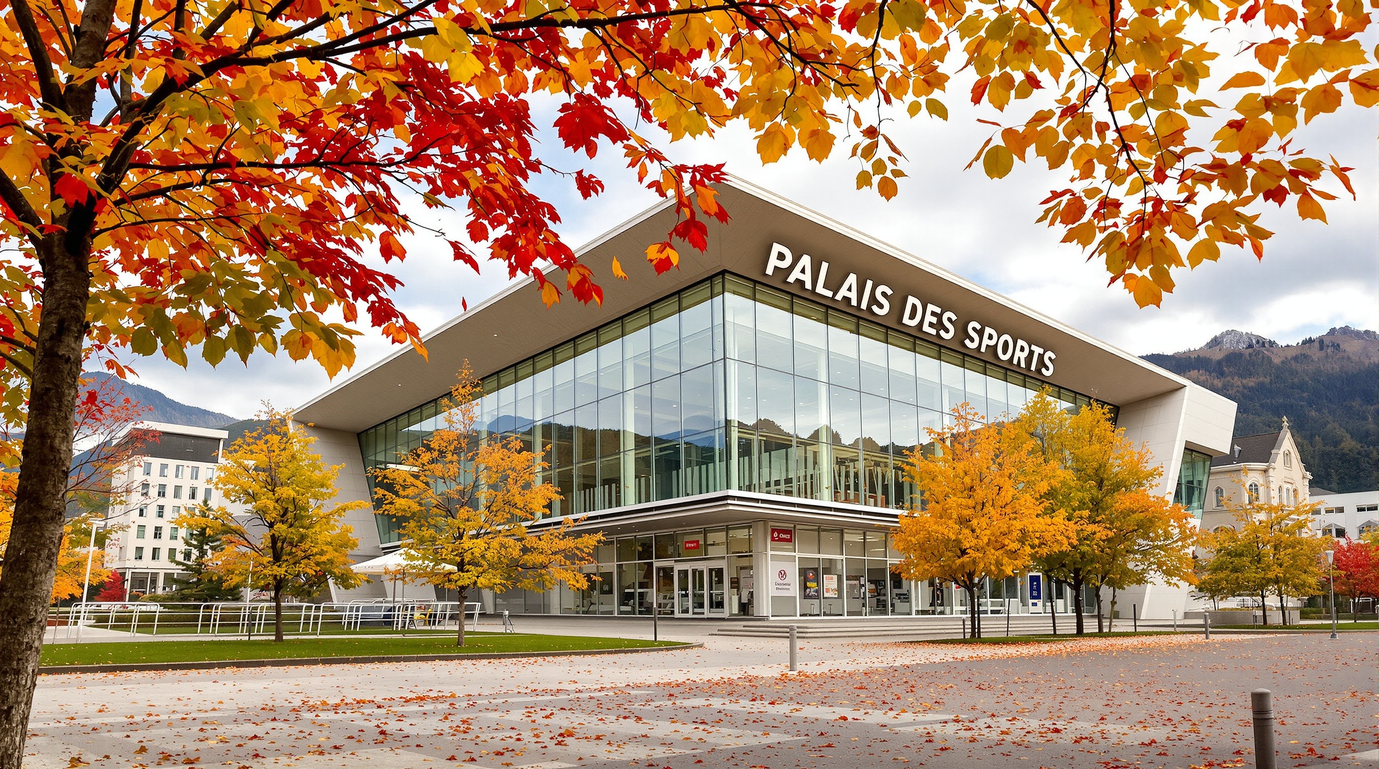 Photo extérieure Palais des Sports Grenoble automne