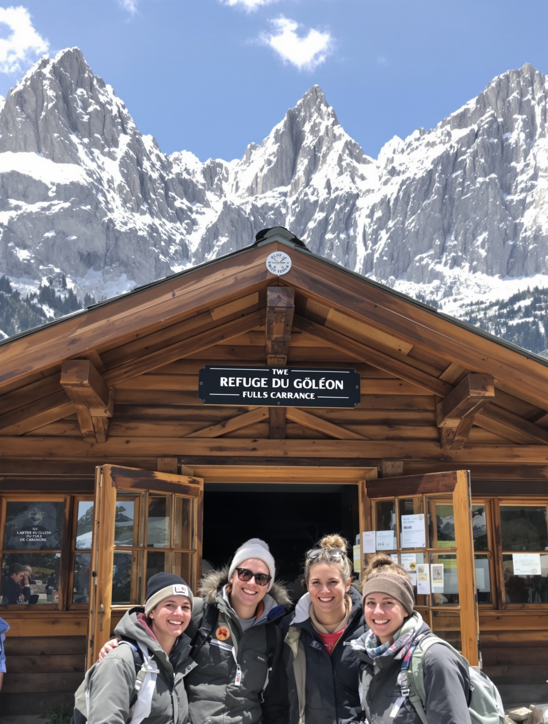 Portrait des gardiennes du Refuge du Goléon en montagne