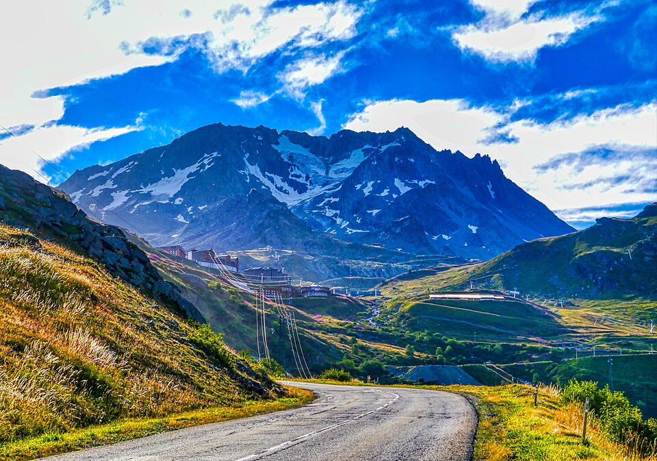 Val Thorens et la Cime Caron en été