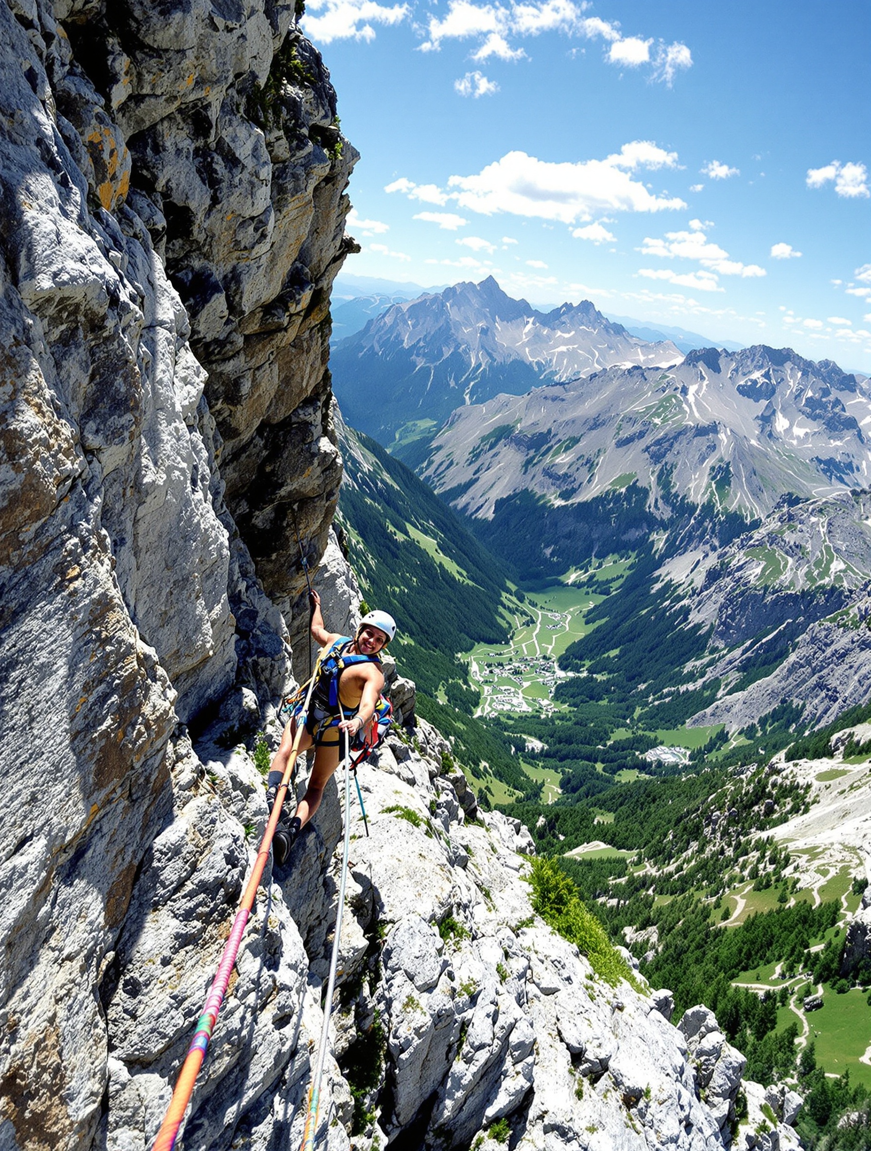Via ferrata sur les crêtes du Grand-Bornand